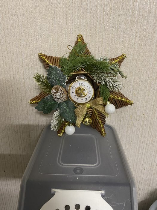 Фотография покупателя товара Ёлочная игрушка новогодняя «Печенька», хдф, 6.6×9.4 см - Фото 1