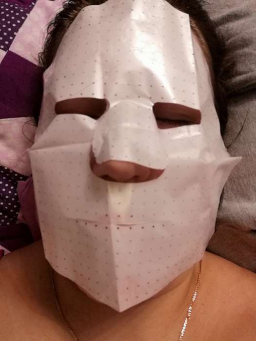 Фотография покупателя товара Тканевая маска для лица с коллагеном, увлажняющая - Фото 9