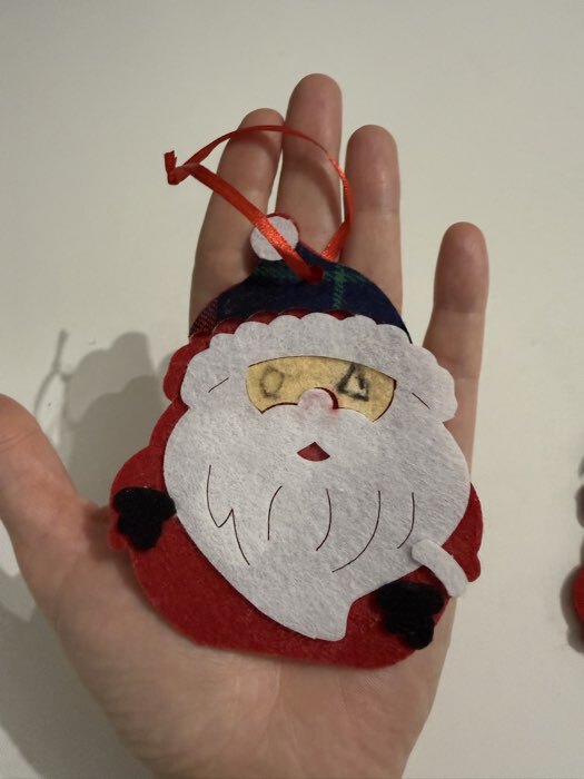 Фотография покупателя товара Ёлочная игрушка из фетра «Дед мороз с ёлочкой», набор для творчества - Фото 115