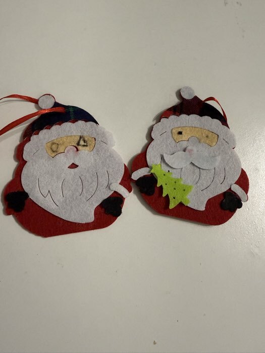 Фотография покупателя товара Ёлочная игрушка из фетра «Дед мороз с ёлочкой», набор для творчества - Фото 114