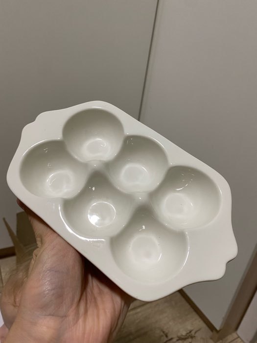 Фотография покупателя товара Подставка фарфоровая для яиц 6 ячеек Bella Tenero, 19,2×11×3,6 см, цвет белый - Фото 7