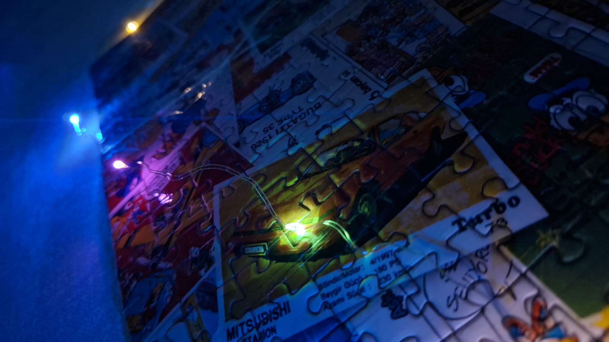 Фотография покупателя товара Гирлянда «Нить» 3 м, роса, IP20, серебристая нить. 30 LED, от батареек AG13×3, 3 режима, свечение мульти