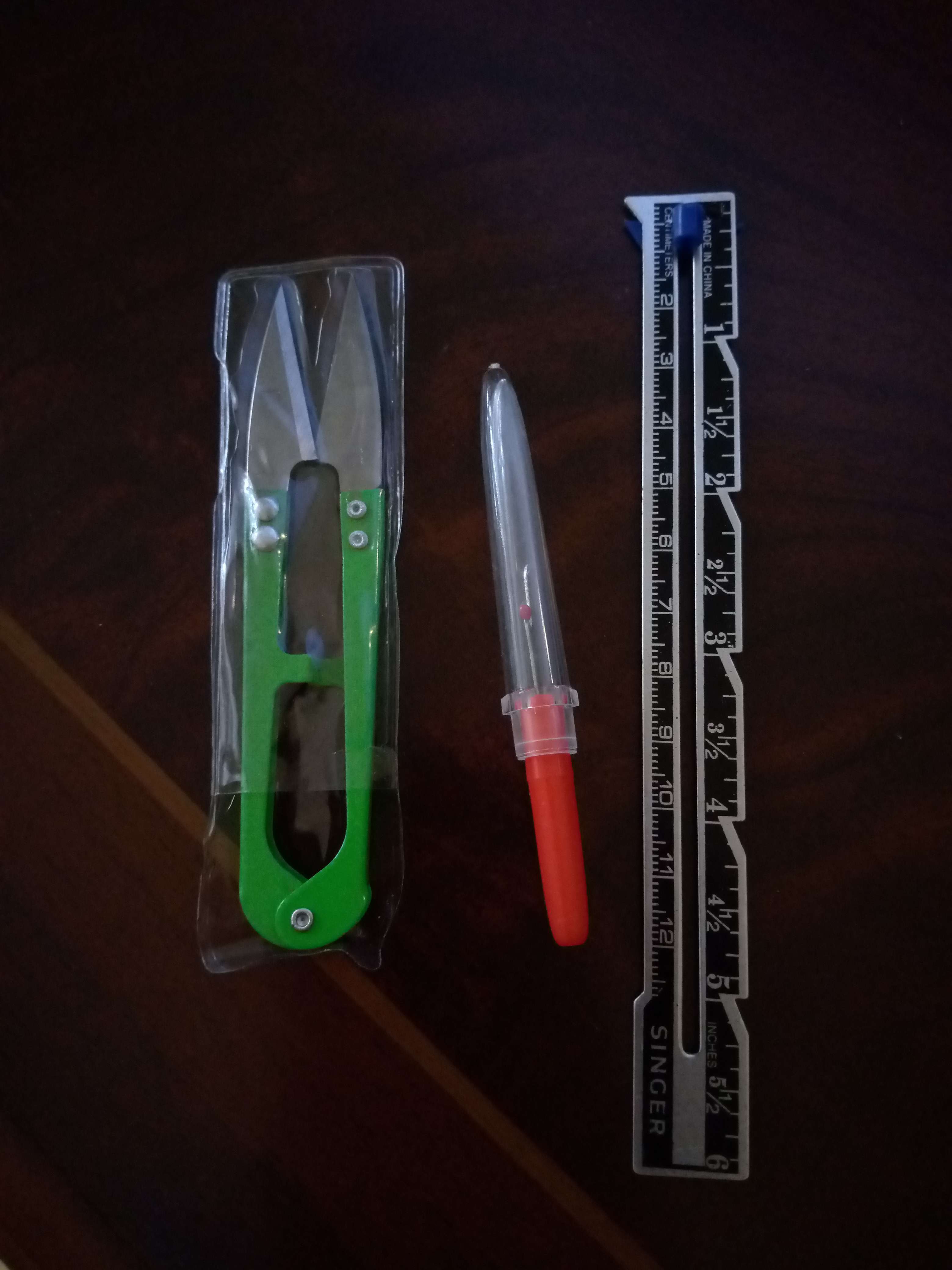 Фотография покупателя товара Набор инструментов для шитья, 3 предмета, цвет МИКС - Фото 3