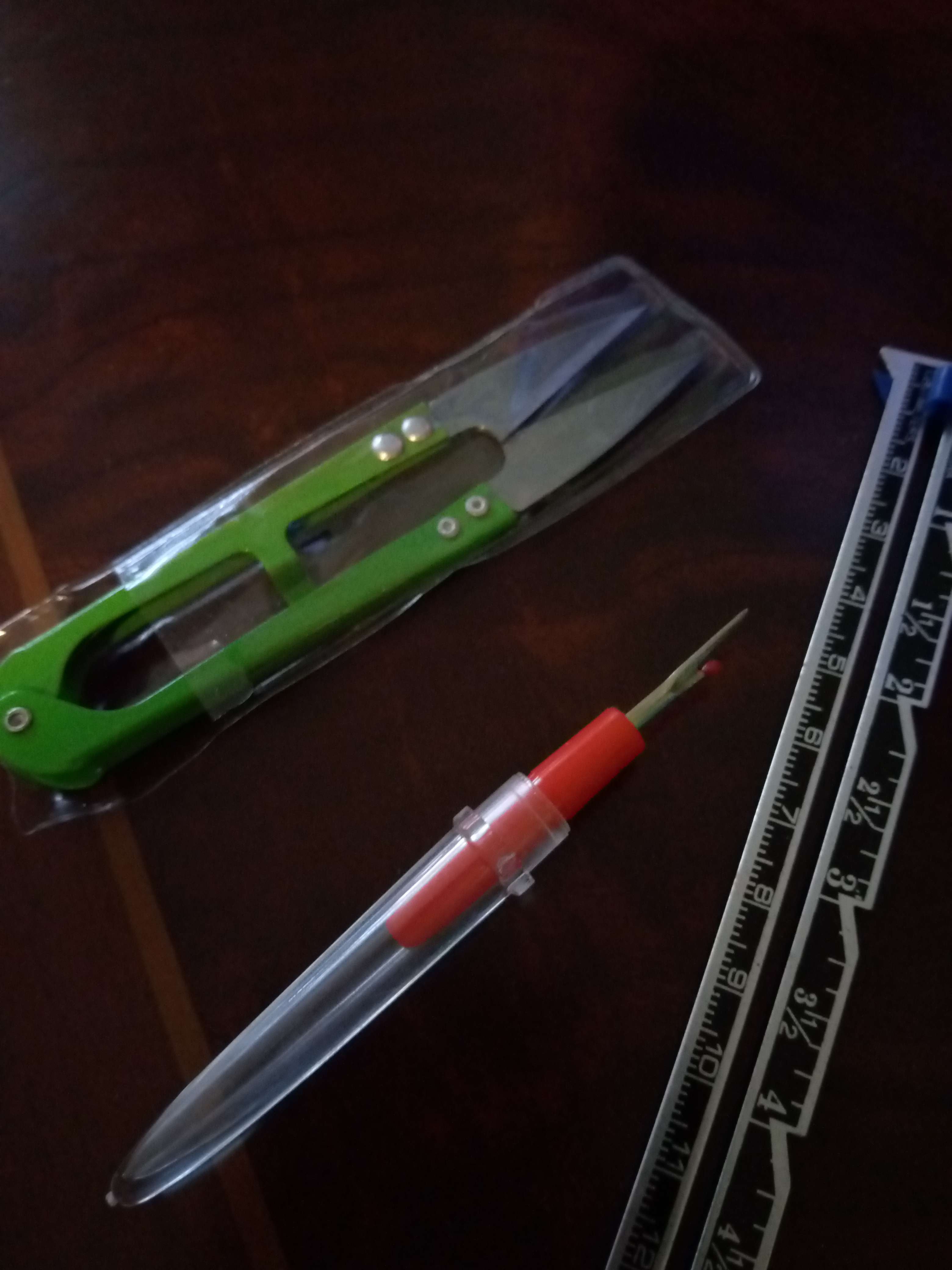 Фотография покупателя товара Набор инструментов для шитья, 3 предмета, цвет МИКС - Фото 4