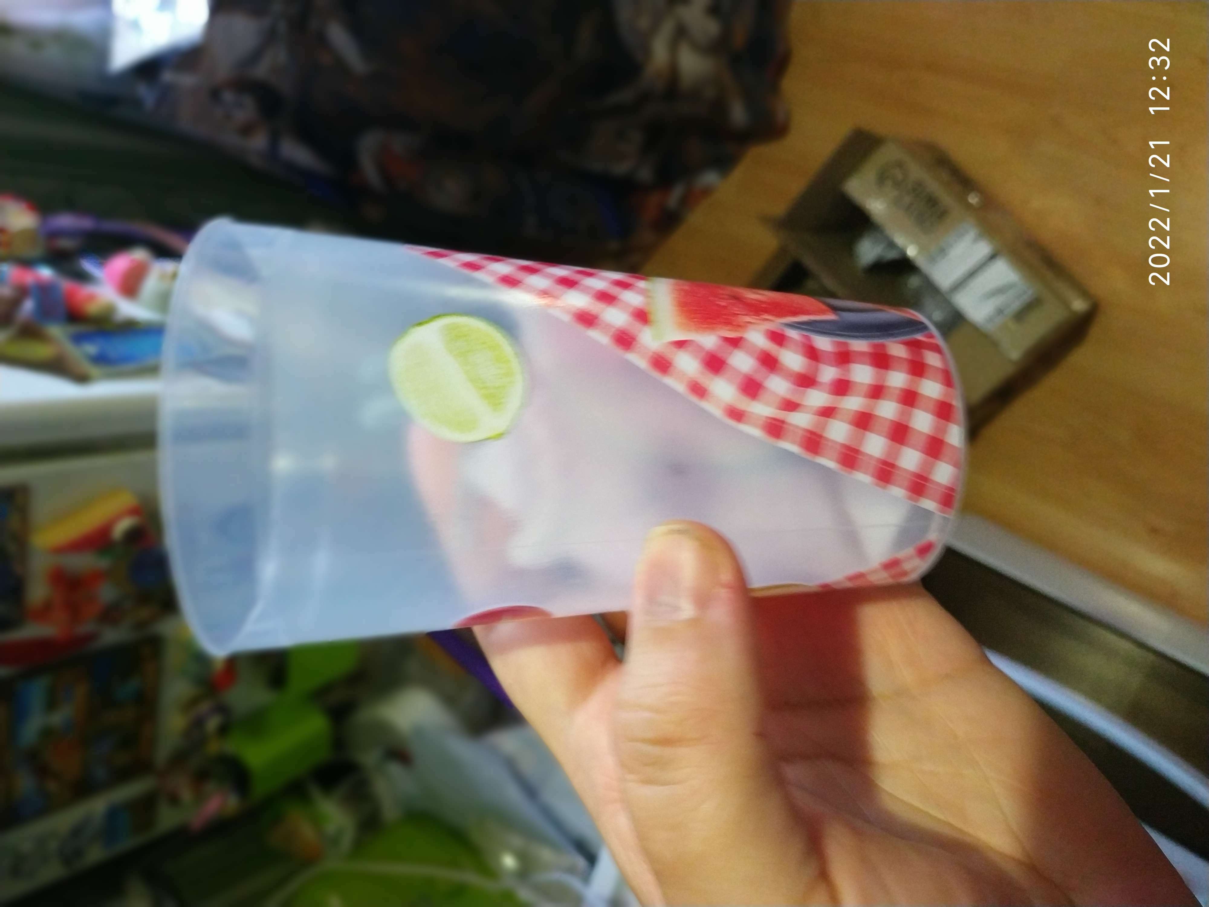 Фотография покупателя товара Стакан пластиковый с декором GRILL MENU, 400 мл - Фото 1