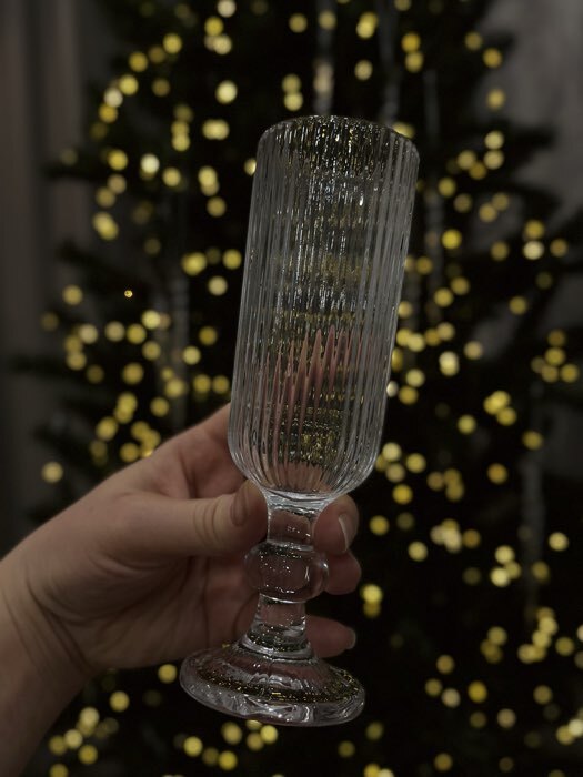 Фотография покупателя товара Бокалы для шампанского SL Home «Модерн», 150 мл, 5.5×18.5 см, набор 2 шт., стекло, розовые - Фото 2