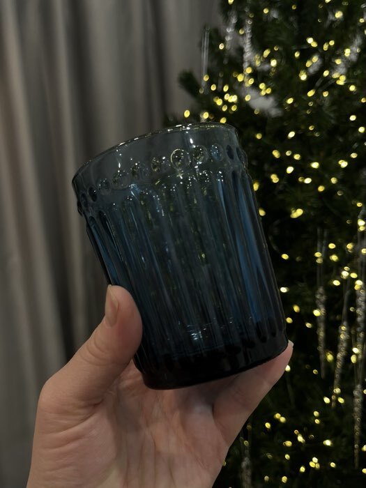 Фотография покупателя товара Стакан «Босфор», 250 мл, стекло, синий - Фото 1