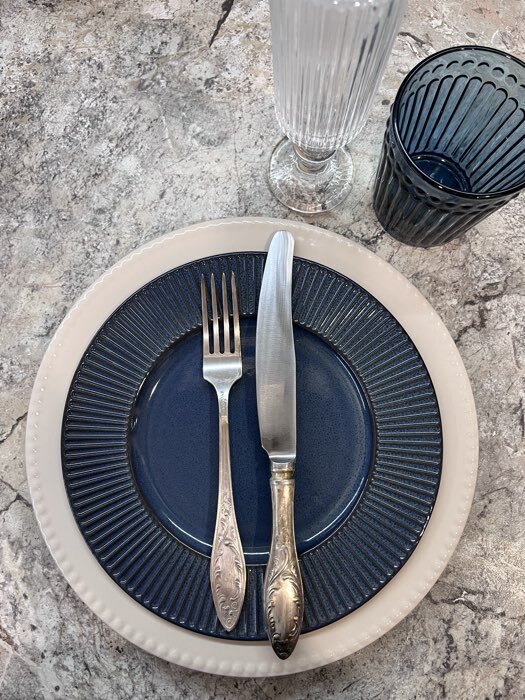 Фотография покупателя товара Стакан «Босфор», 250 мл, стекло, синий - Фото 2