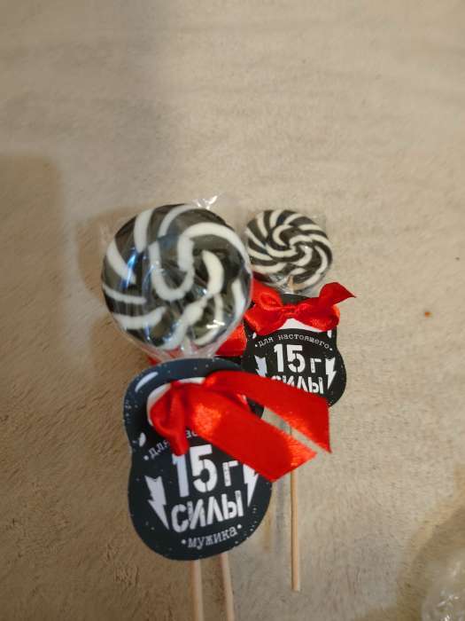 Фотография покупателя товара Леденец на палочке «15 г силы», вкус: кола, 15 г - Фото 2