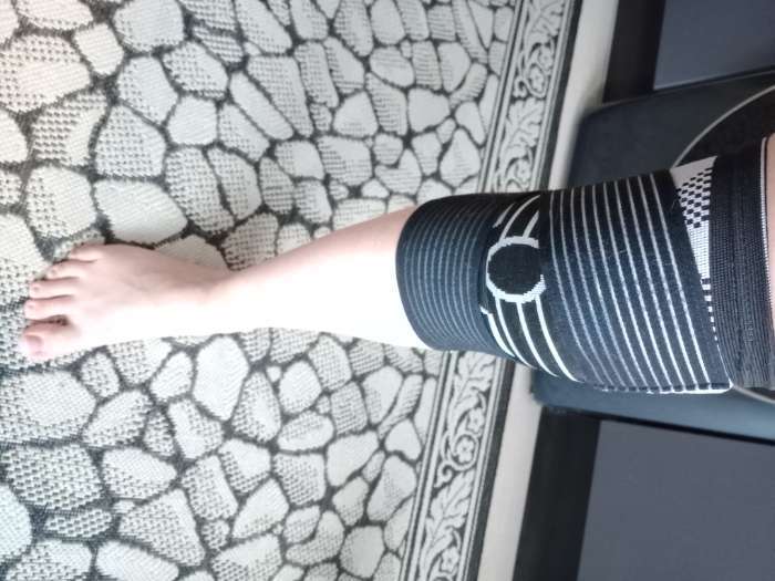 Фотография покупателя товара Суппорт для колена ONLYTOP, 1 шт., р. XL - Фото 1