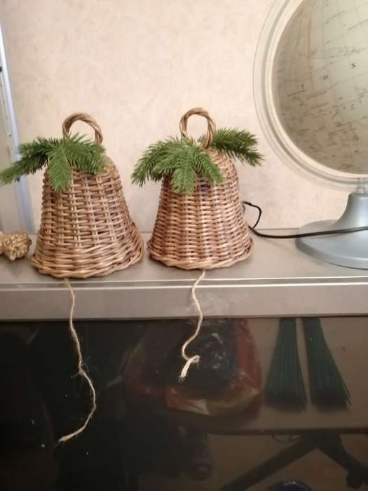 Фотография покупателя товара Ветка декоративная новогодняя, набор 5 шт., 27 см - Фото 5