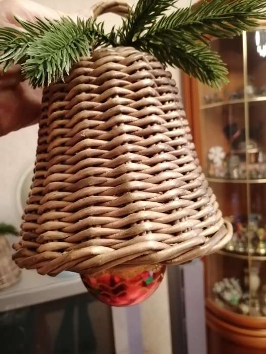 Фотография покупателя товара Ветка декоративная новогодняя, набор 5 шт., 27 см - Фото 6