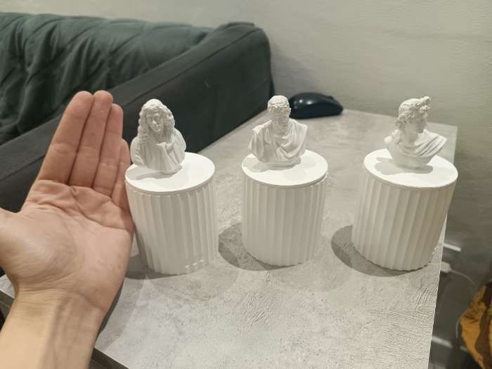 Фотография покупателя товара Ароматическая свеча в подсвечнике «Лилия», соевый воск - Фото 3