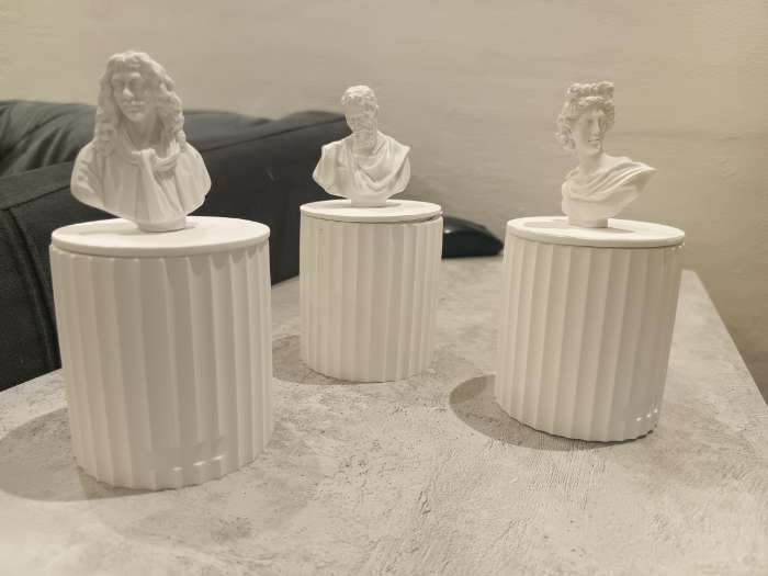 Фотография покупателя товара Ароматическая свеча в подсвечнике «Лилия», соевый воск - Фото 4