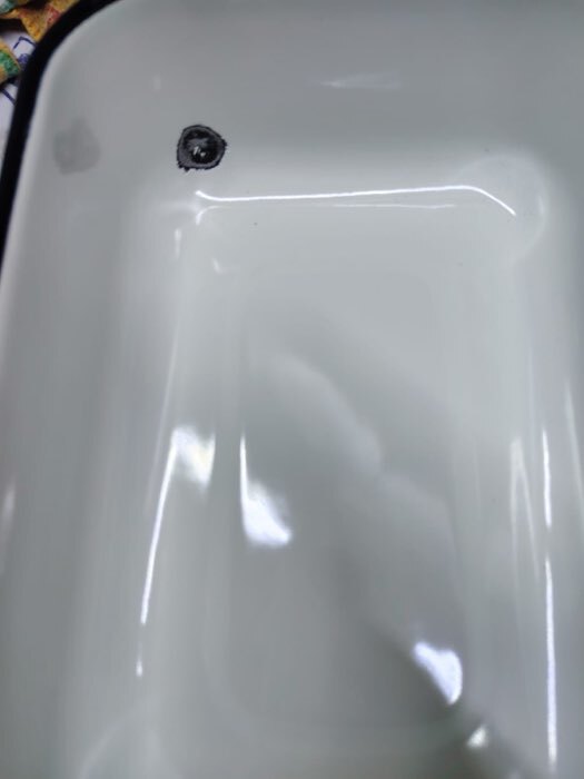 Фотография покупателя товара Контейнер, 1.5 л, с крышкой, эмалированная сталь, деколь МИКС, белый - Фото 10