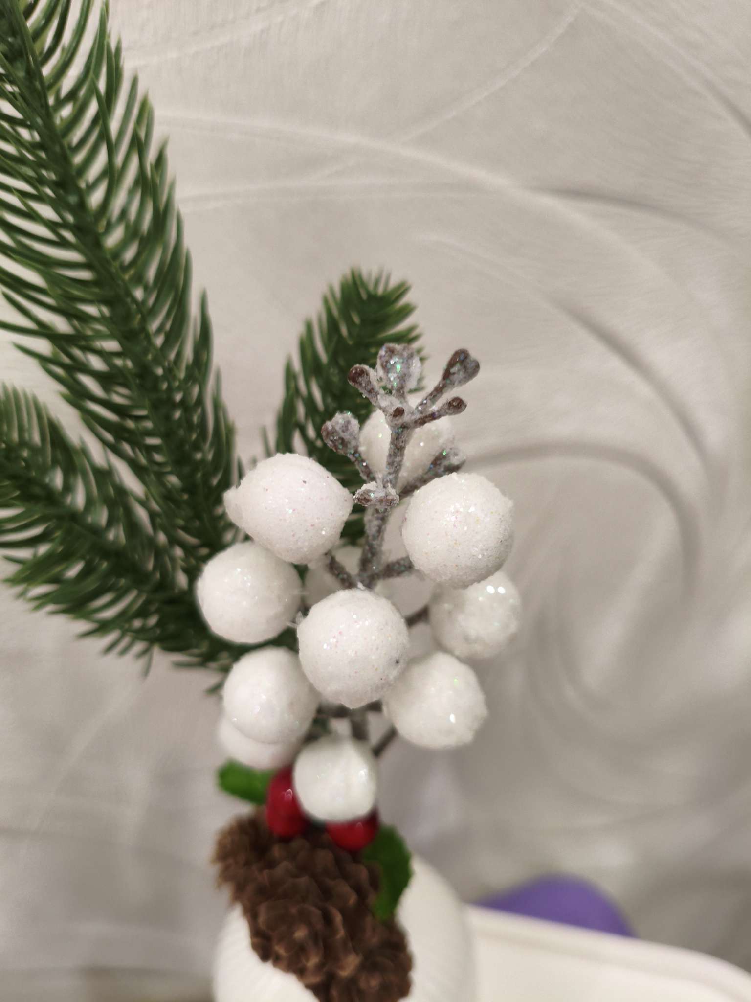 Фотография покупателя товара Ягоды для декора, зелёные, 4.5×4.5×20 см - Фото 1