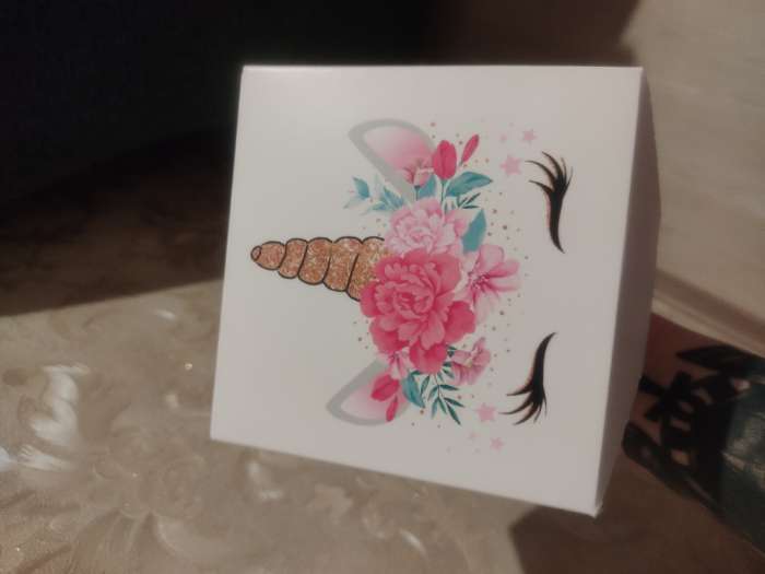 Фотография покупателя товара Коробка подарочная складная, упаковка, «Единорог», 12 х 8 х 12 см - Фото 3