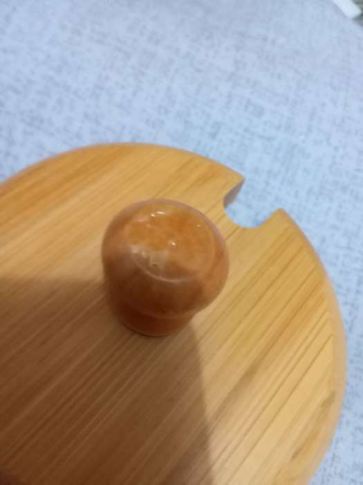 Фотография покупателя товара Банки для сыпучих BellaTenero, 150 мл, с ложками, на бамбуковой подставке, фарфор, белые