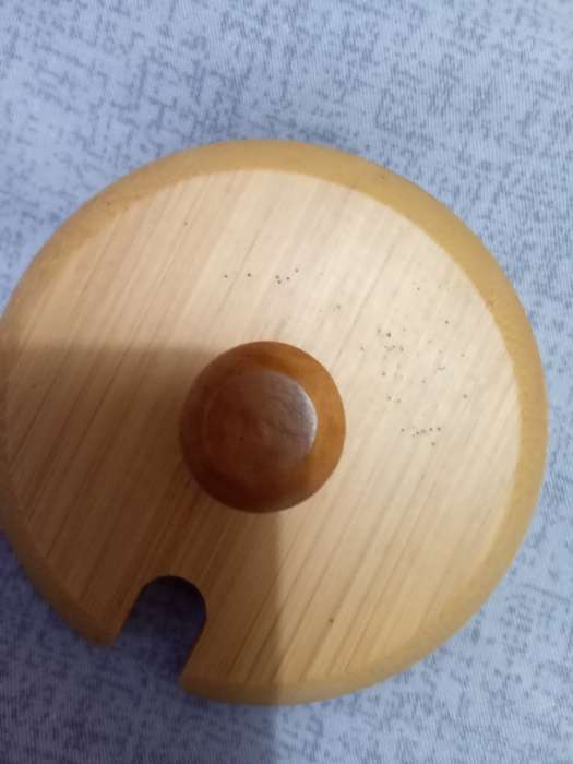 Фотография покупателя товара Банки для сыпучих BellaTenero, 150 мл, с ложками, на бамбуковой подставке, фарфор, белые