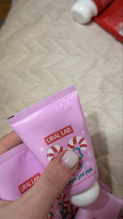 Фотография покупателя товара Крем для рук новогодний, 30 мл, с ароматом рождественского леденца, URAL LAB - Фото 2