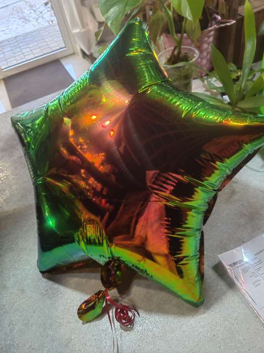 Фотография покупателя товара Воздушный шар фольгированный 18" «Звезда», золотой - Фото 18