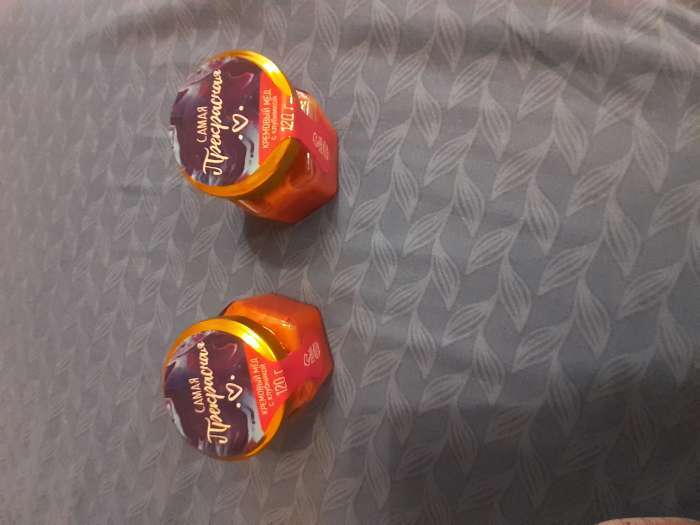 Фотография покупателя товара УЦЕНКА Крем-мёд «Самой лучшей» с апельсином, 120 г - Фото 1