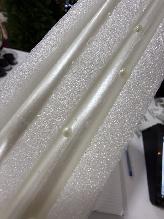 Фотография покупателя товара Набор свечей античных «Белый жемчуг», 2.3×25 см, 2 шт., 7.6×28×2.3 см - Фото 1