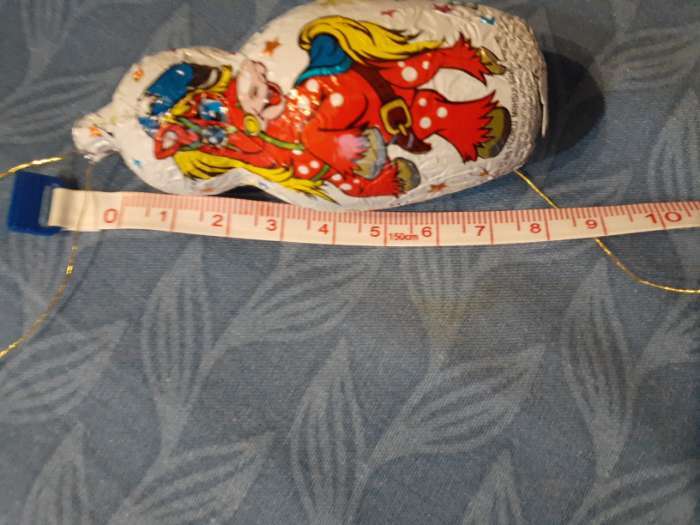 Фотография покупателя товара Шоколадная фигурка новогодняя «Шишка еловая» на нитке, МИКС, 18 г - Фото 2