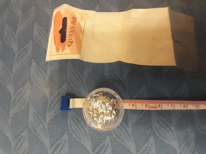 Фотография покупателя товара Поталь для декора ногтей, розовая - Фото 2