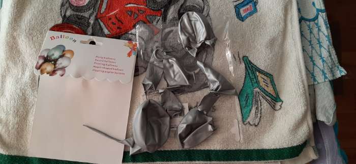 Фотография покупателя товара Шар латексный 12" «Хром», металл, набор 4 шт., цвет серебряный - Фото 5
