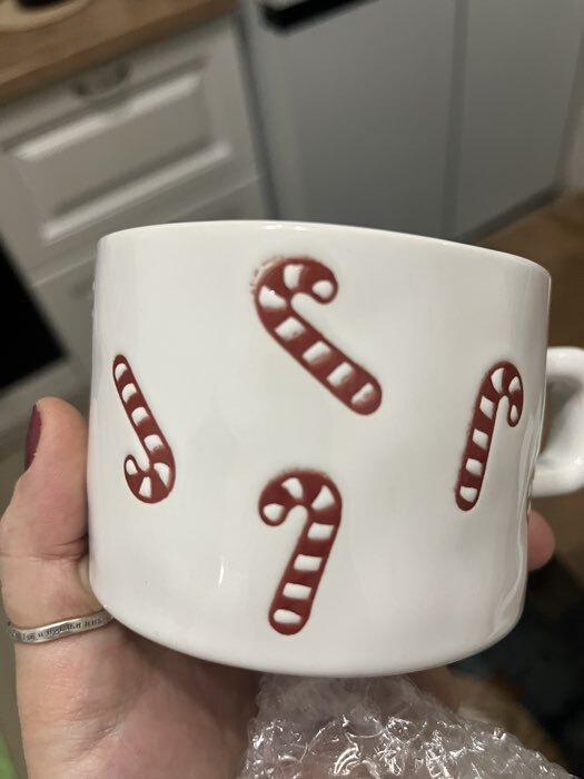 Фотография покупателя товара Кружка новогодняя керамическая «Загадай желание», 320 мл, ручная работа - Фото 2