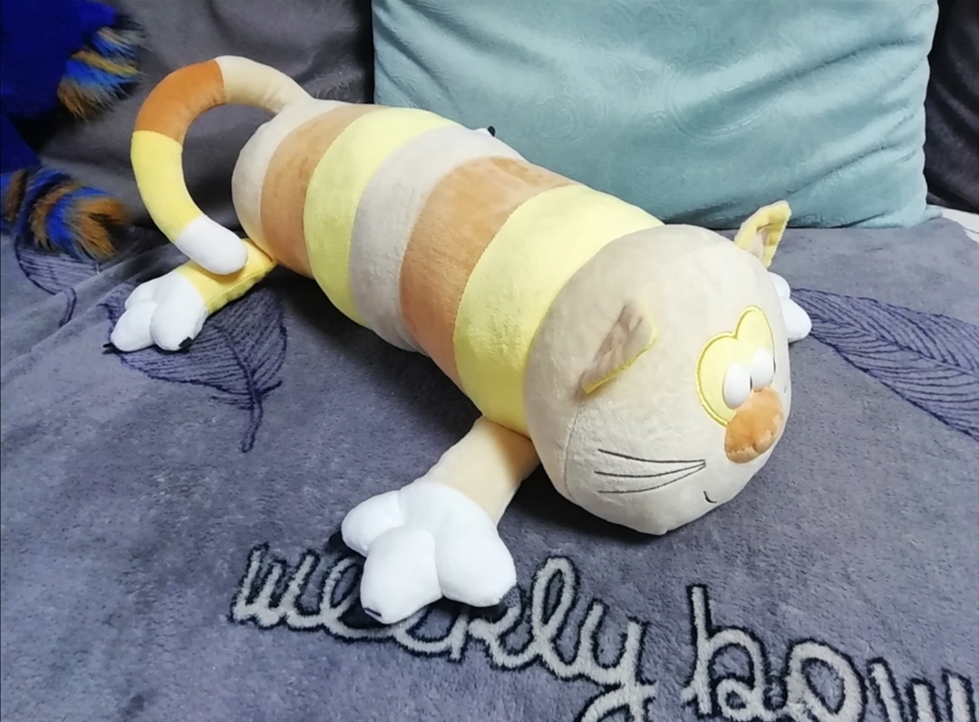 Мягкая игрушка «Кот-Батон», цвет серый, 56 см - Фото 2