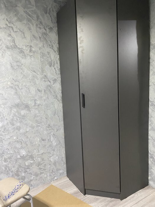 Фотография покупателя товара Шкаф угловой «ЭКО», 760×487×2200 мм, цвет венге/сосна лоредо - Фото 2