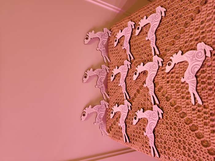 Фотография покупателя товара Ёлочная игрушка деревянная «Новый год: олень», набор 10 шт. - Фото 1