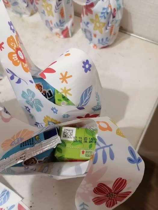 Фотография покупателя товара Пакет полиэтиленовый подарочный с ушками «Мишка на луне», 13×23 см - Фото 7