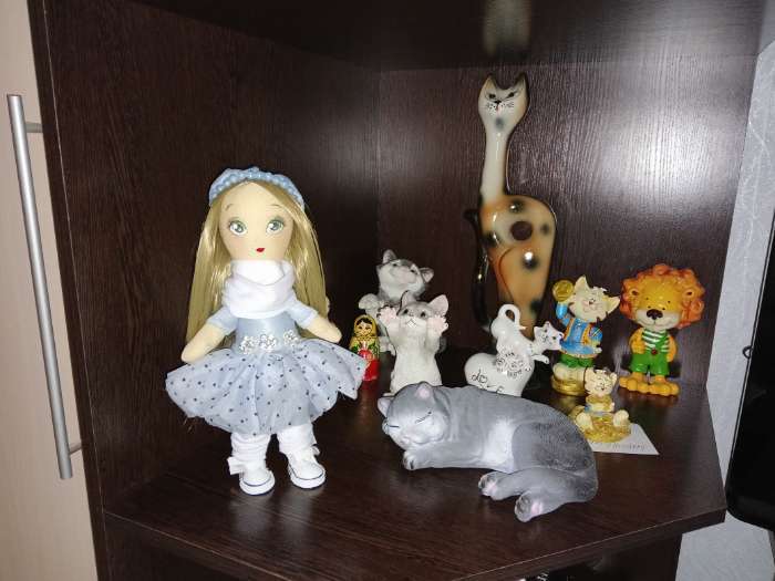 Фотография покупателя товара Мягкая кукла "Одри", набор для шитья 21 × 0,5 × 29,7 см - Фото 3