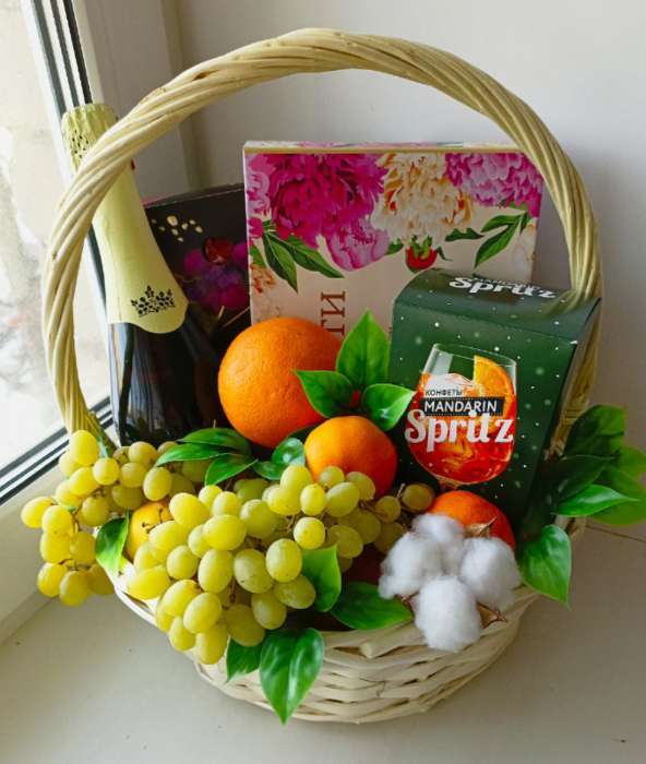 Фотография покупателя товара Корзина плетёная для хранения, ива, круглая, серая, голубая, набор 3 шт., Greengo - Фото 1