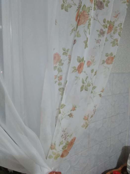 Фотография покупателя товара Комплект штор для кухни Witerra Акварель 280х160см, персик, пэ100% - Фото 1