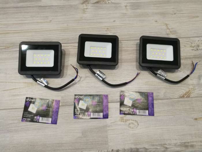 Фотография покупателя товара Прожектор светодиодный duwi eco, 50 Вт, 6500 К, 4250 Лм, IP65 - Фото 7