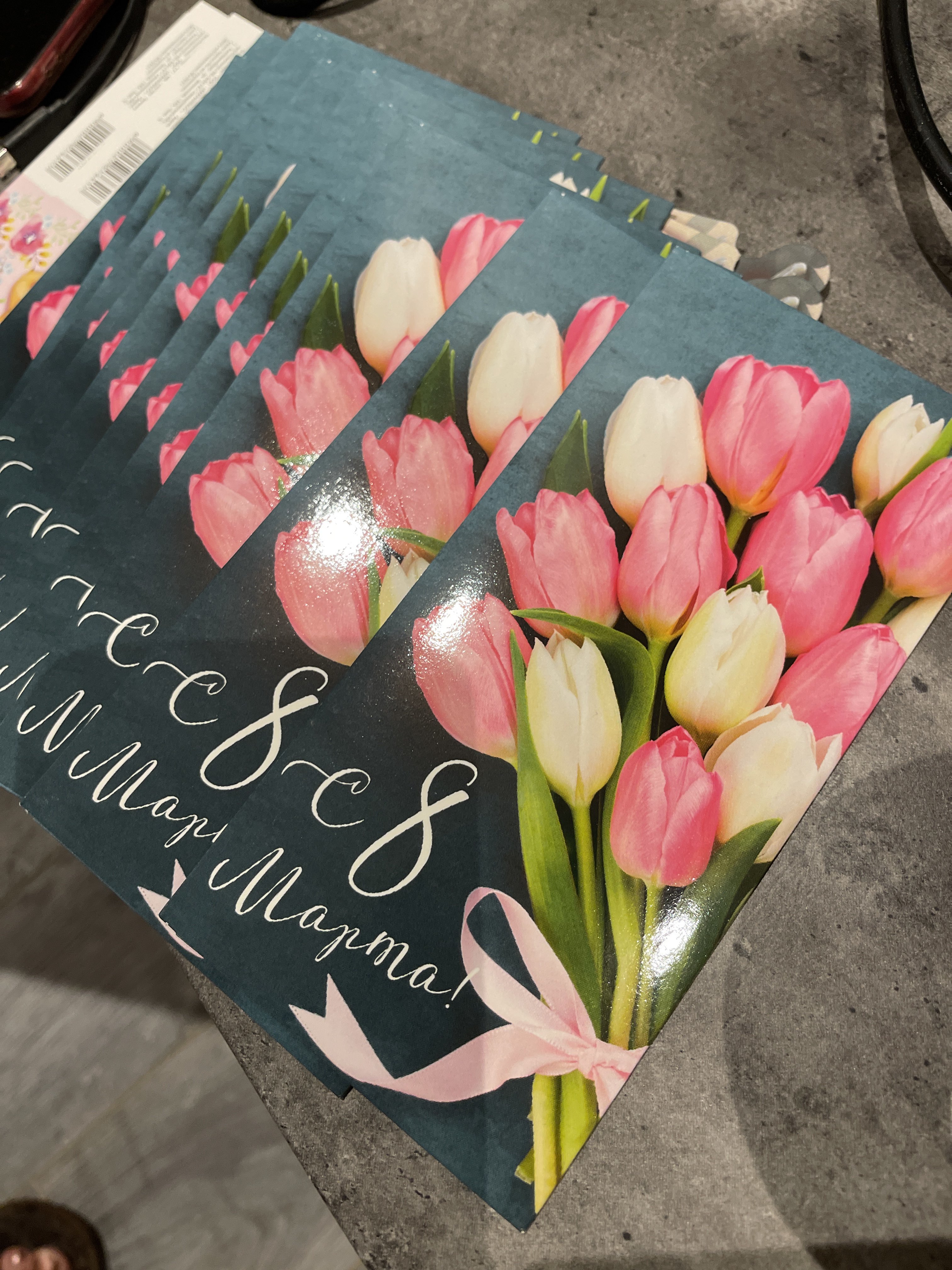 Фотография покупателя товара Конверт для денег «С 8 марта» букет тюльпанов, 16,5 х 8 см - Фото 1