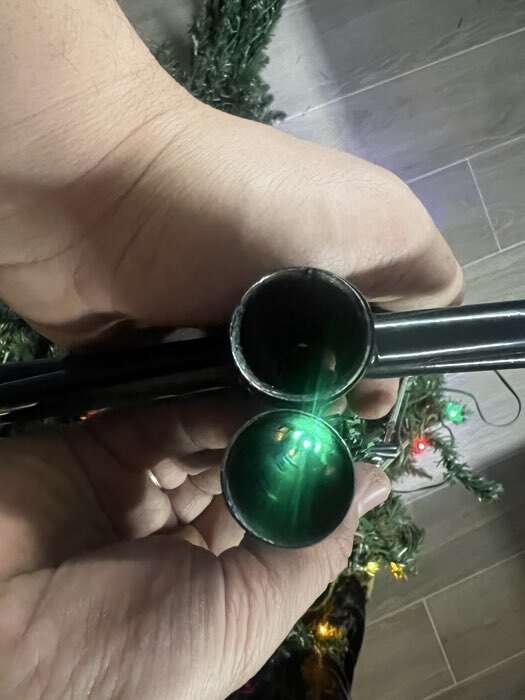 Фотография покупателя товара Ёлка светодиодная «Эксклюзив» огоньки, 240 см, диаметр нижнего яруса 120 см, 950 ПВХ веток, свечение тёплое белое - Фото 4