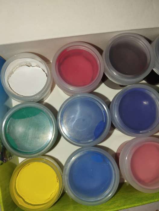 Фотография покупателя товара Набор для творчества, 3 предмета: пластилин, гуашь, акварель - Фото 2