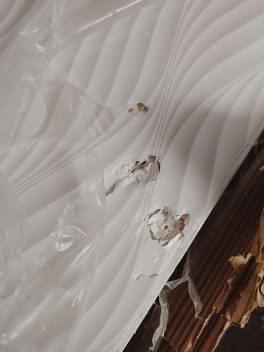 Фотография покупателя товара Стеновая панель ПВХ «Карели», 2600×250 мм, цвет серый - Фото 1