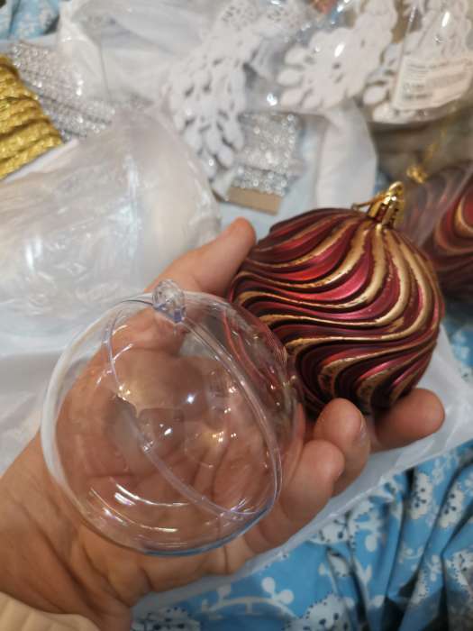 Фотография покупателя товара Ёлочные игрушки «Ширин», шары новогодние, d=8 см, набор 2 шт., волна, зелёно-золотой - Фото 13