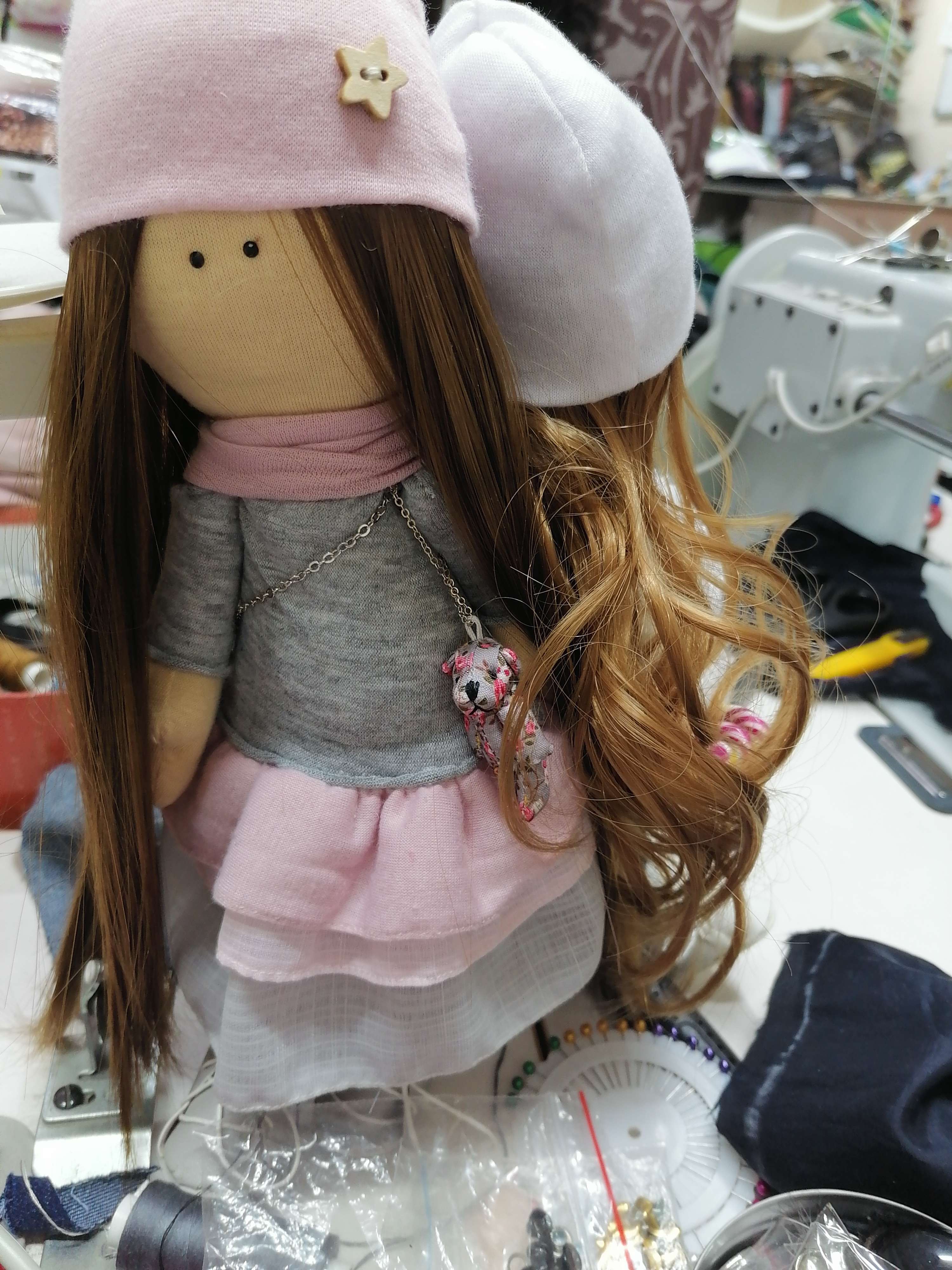 Фотография покупателя товара Набор для шитья. Интерьерная кукла «Хэлли», 30 см - Фото 1