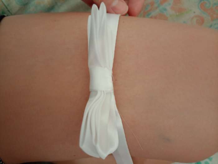 Фотография покупателя товара Карнавальный набор «Зайка», термонаклейка, ободок, бабочка, брошка, хвостик, МИКС - Фото 5