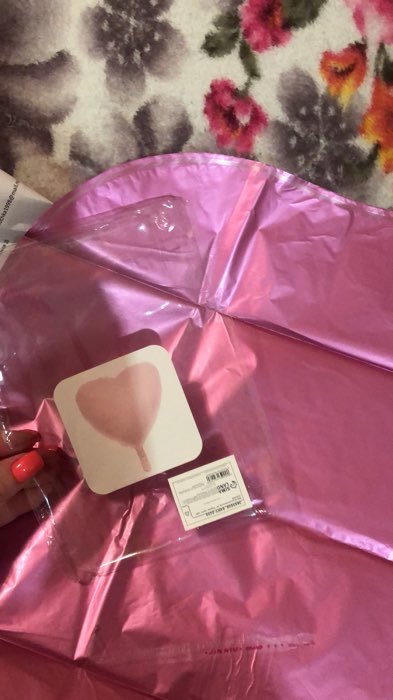 Фотография покупателя товара Шар фольгированный 18" «Сердце», с клапаном, матовый, цвет розовый - Фото 2