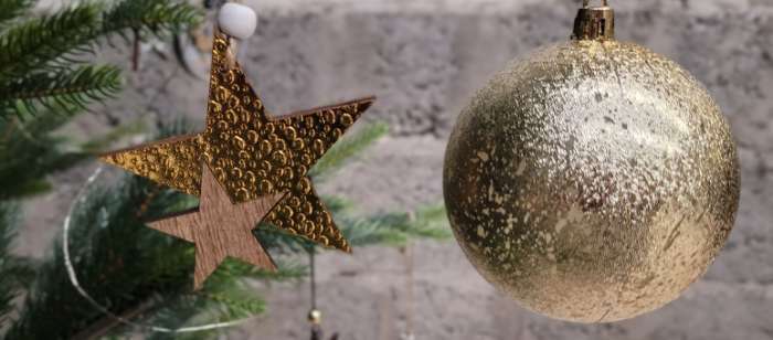 Фотография покупателя товара Елочная игрушка «Звездный путь», золотая - Фото 1