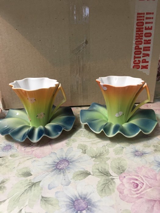 Фотография покупателя товара Чайная пара "Лотос голубой", 2 предмета, блюдце, кружка 0.2 л - Фото 7
