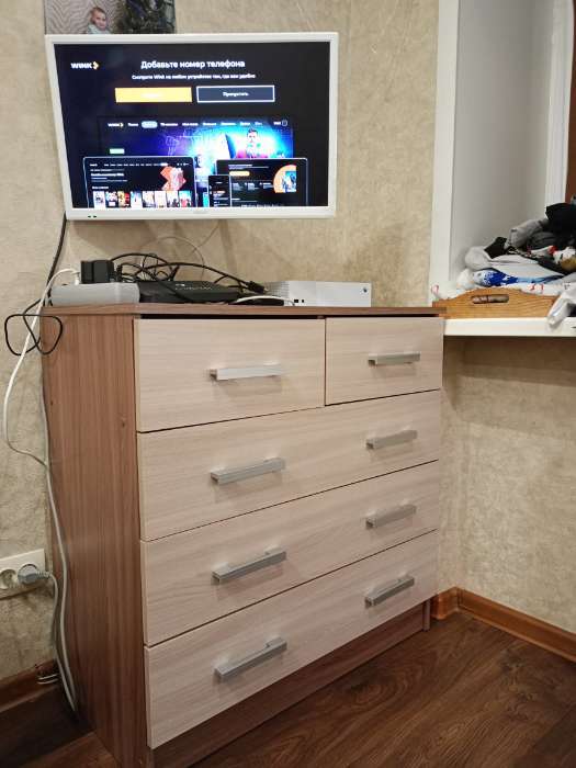 Фотография покупателя товара Комод для хранения «Эра», 800×830×440 мм, цвет венге/лоредо - Фото 54